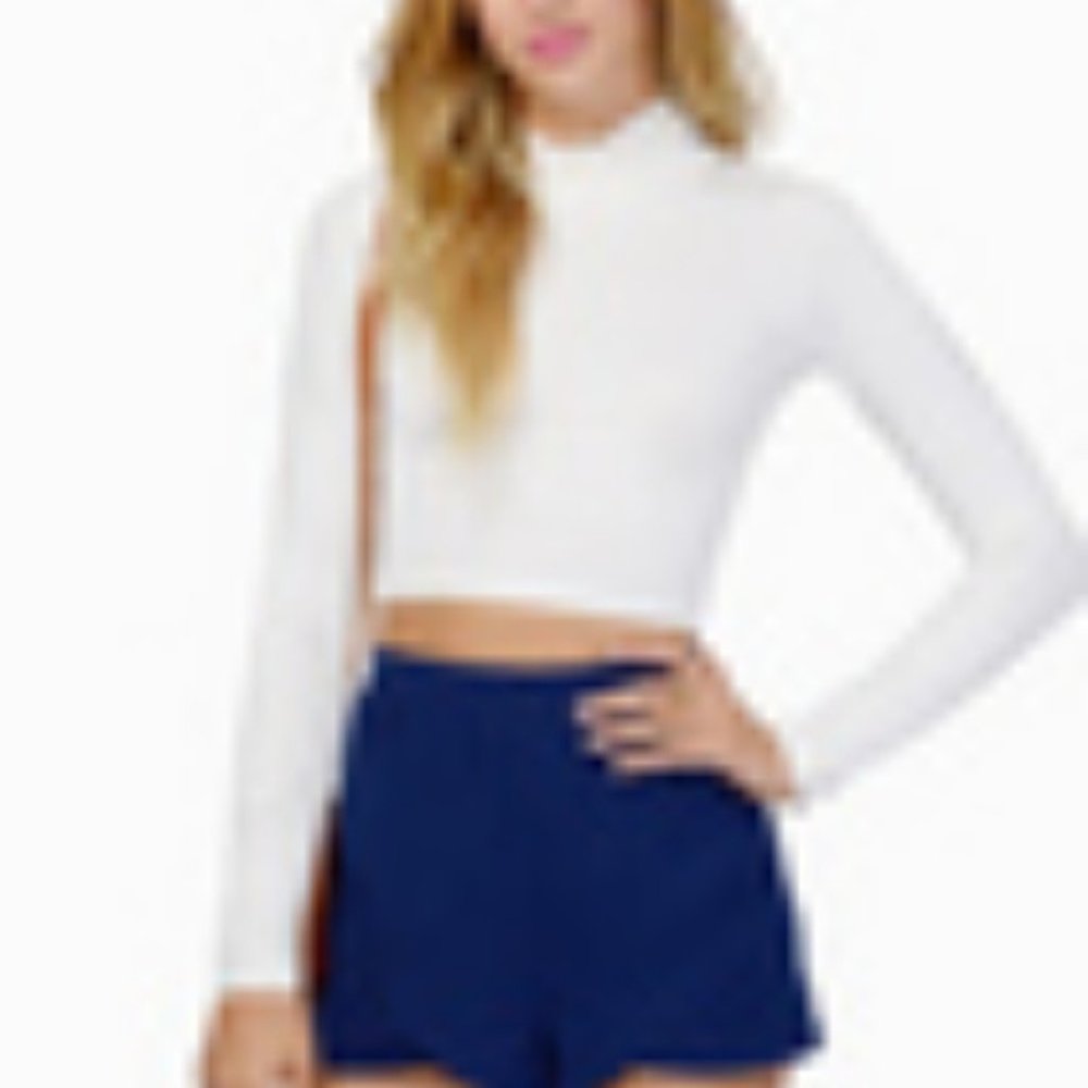 Blue woolen shorts size xs